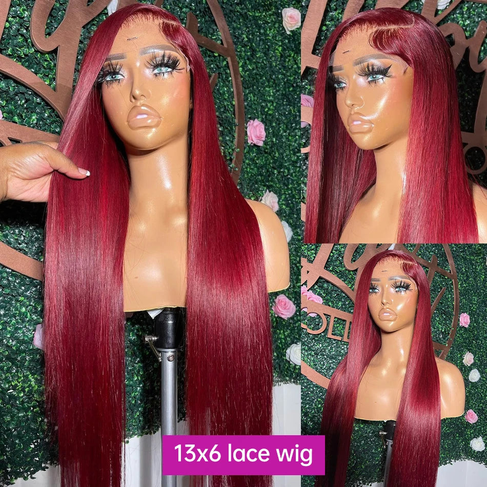 Lace Front Straight Brazilian Human Remy Hair Wigs