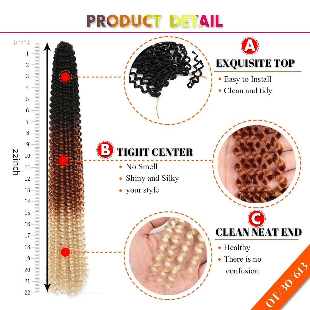 Crochet Hair Extensions Synthetic Passion Twist