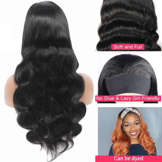 Headband Body Wave Malaysia Remy Human Hair Wigs