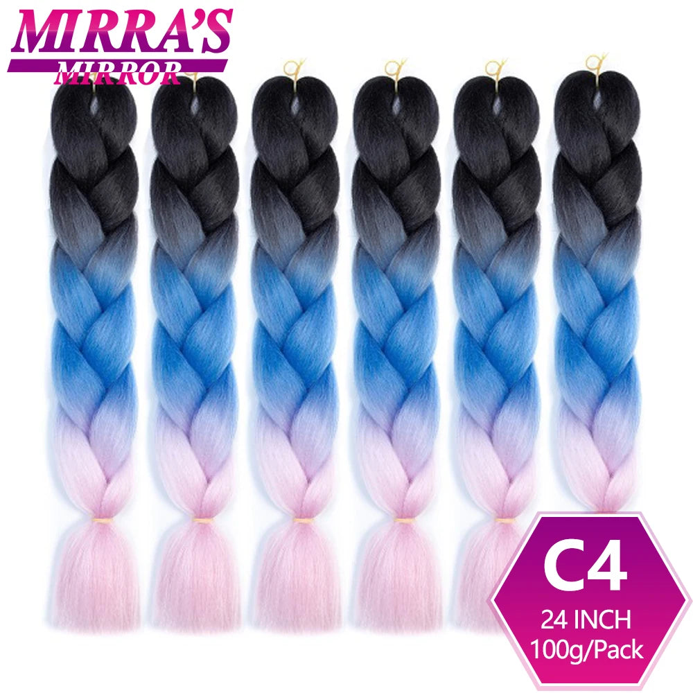 Ombre Synthetic Jumbo Braiding Hair Extensions (Bulk)