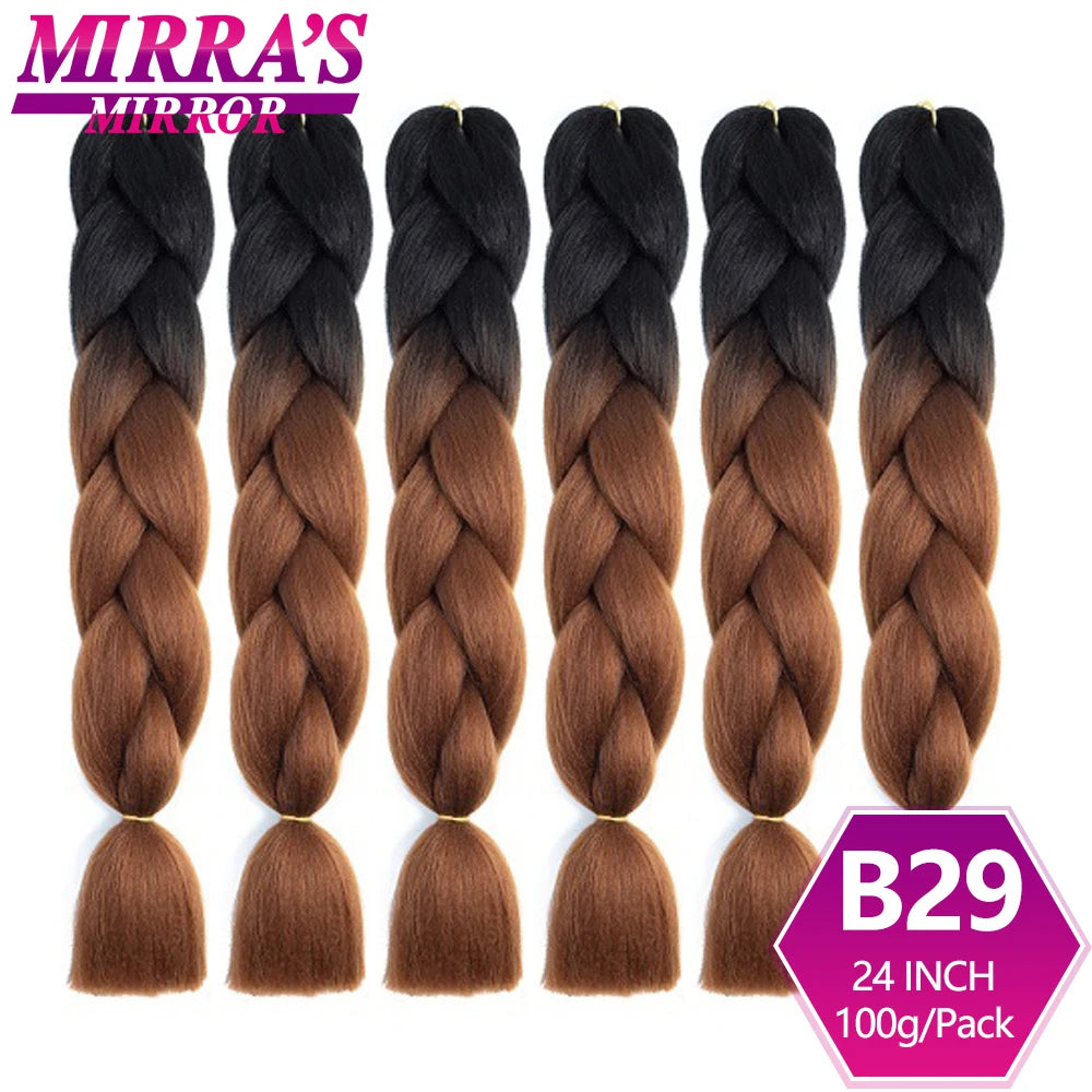 Ombre Synthetic Jumbo Braiding Hair Extensions (Bulk)