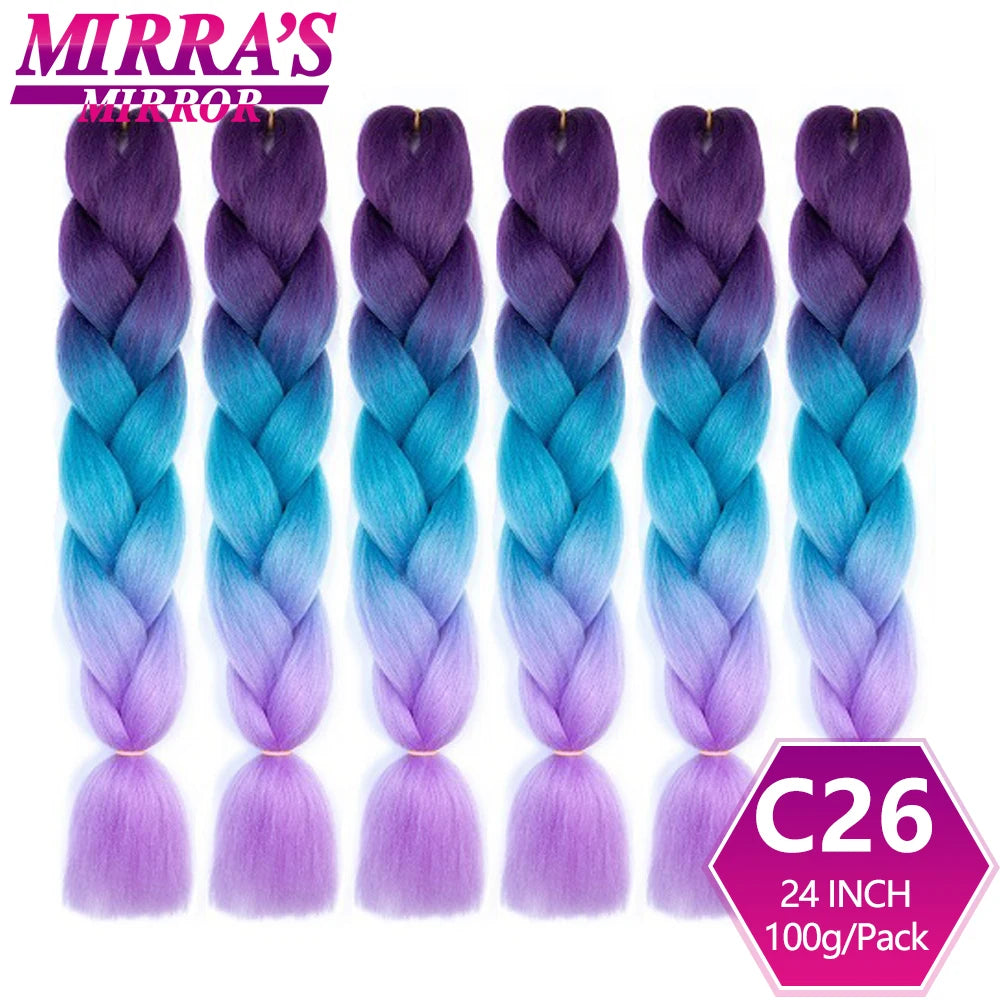 Ombre Synthetic Jumbo Braiding Hair Extensions (Bulk)