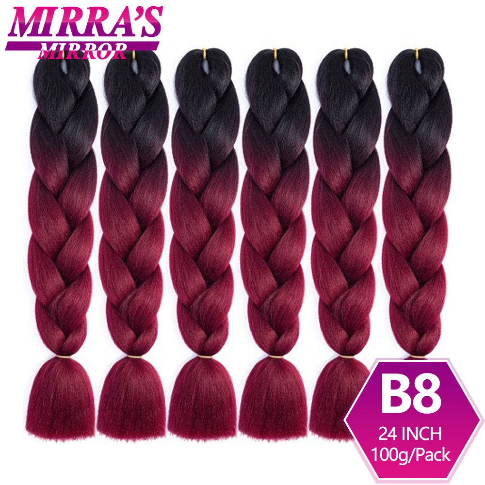 Ombre Synthetic Jumbo Braiding Hair Extensions (Bulk)