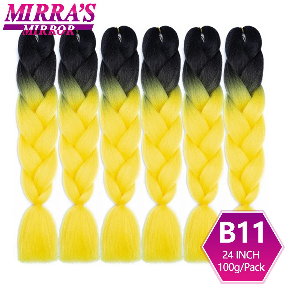 Ombre Synthetic Jumbo Braiding Hair Extensions (Bulk)