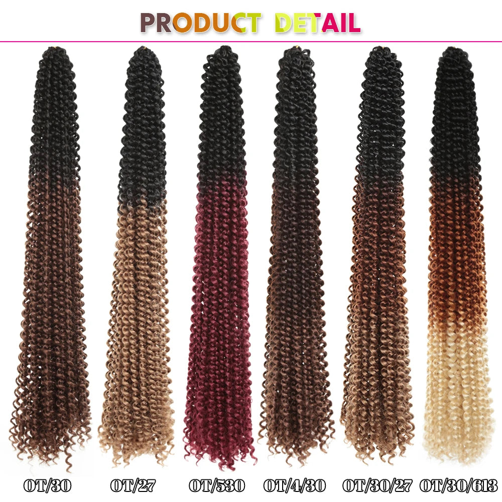 Crochet Hair Extensions Synthetic Passion Twist