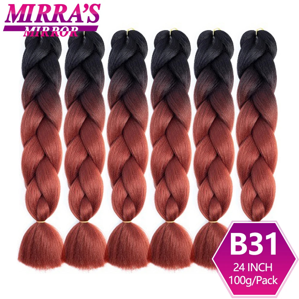 Ombre Synthetic Jumbo Braiding Hair Extensions (Bulk)