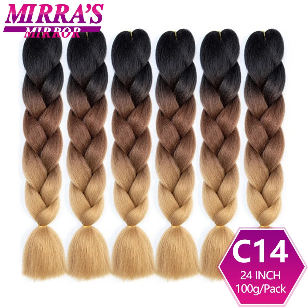 Ombre Synthetic Jumbo Braiding Hair Extensions (Bulk)