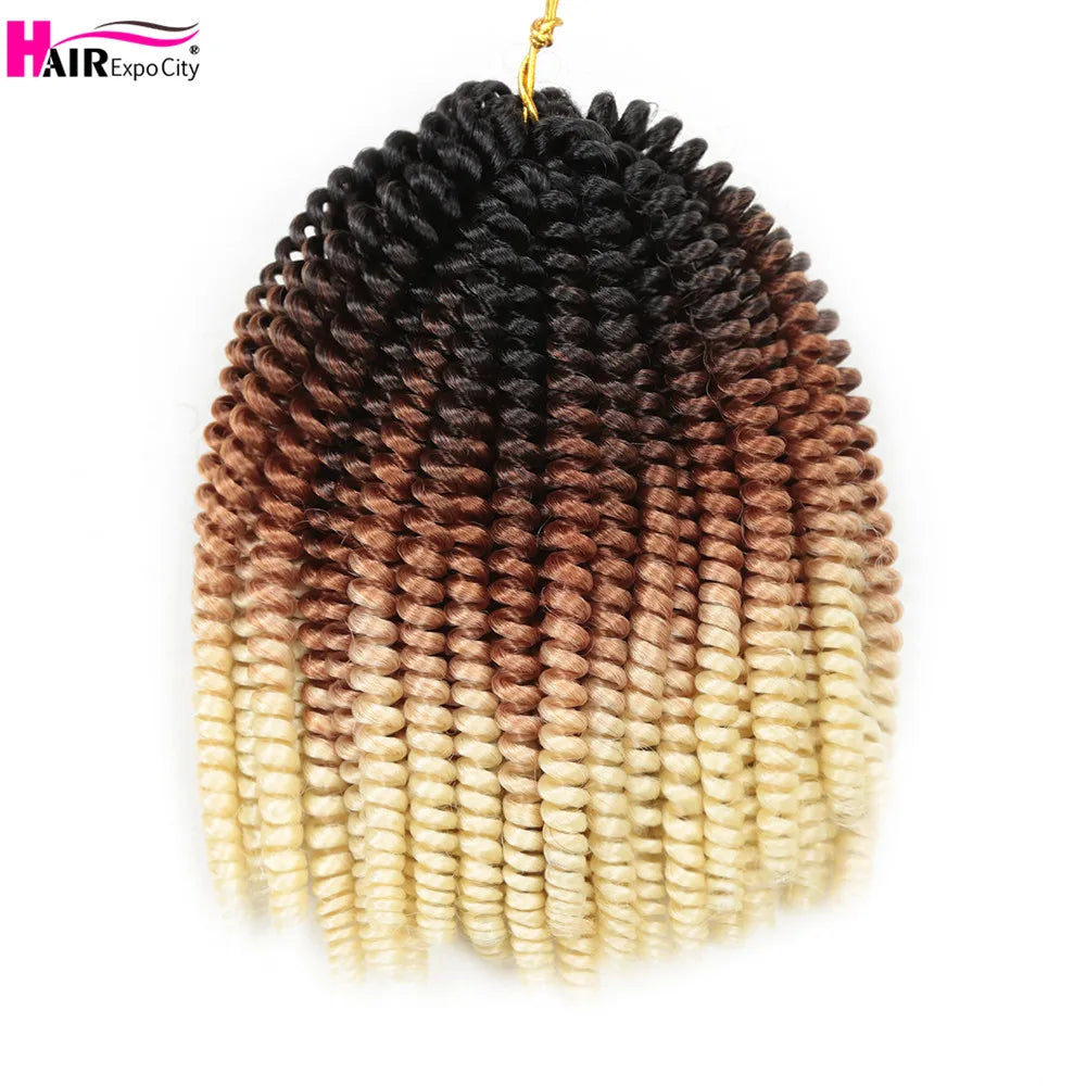 Crochet Hair Synthetic Extensions Spring Twist