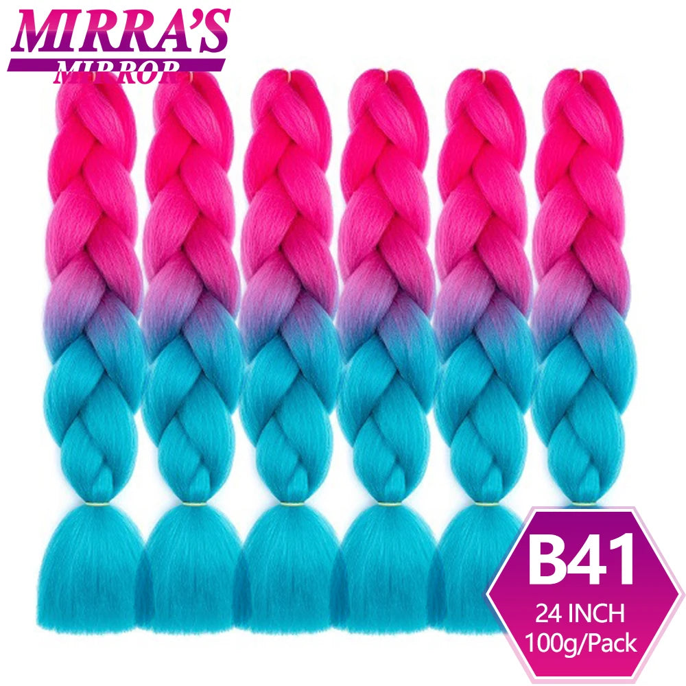 Ombre Synthetic Jumbo Braiding Hair Extensions (Bulk)