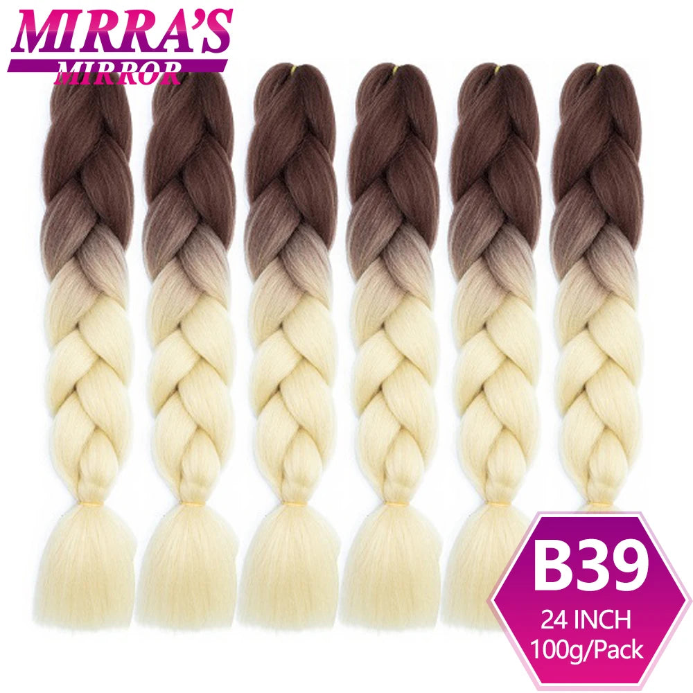 Ombre Synthetic Jumbo Braiding Hair Extensions (Bulk)