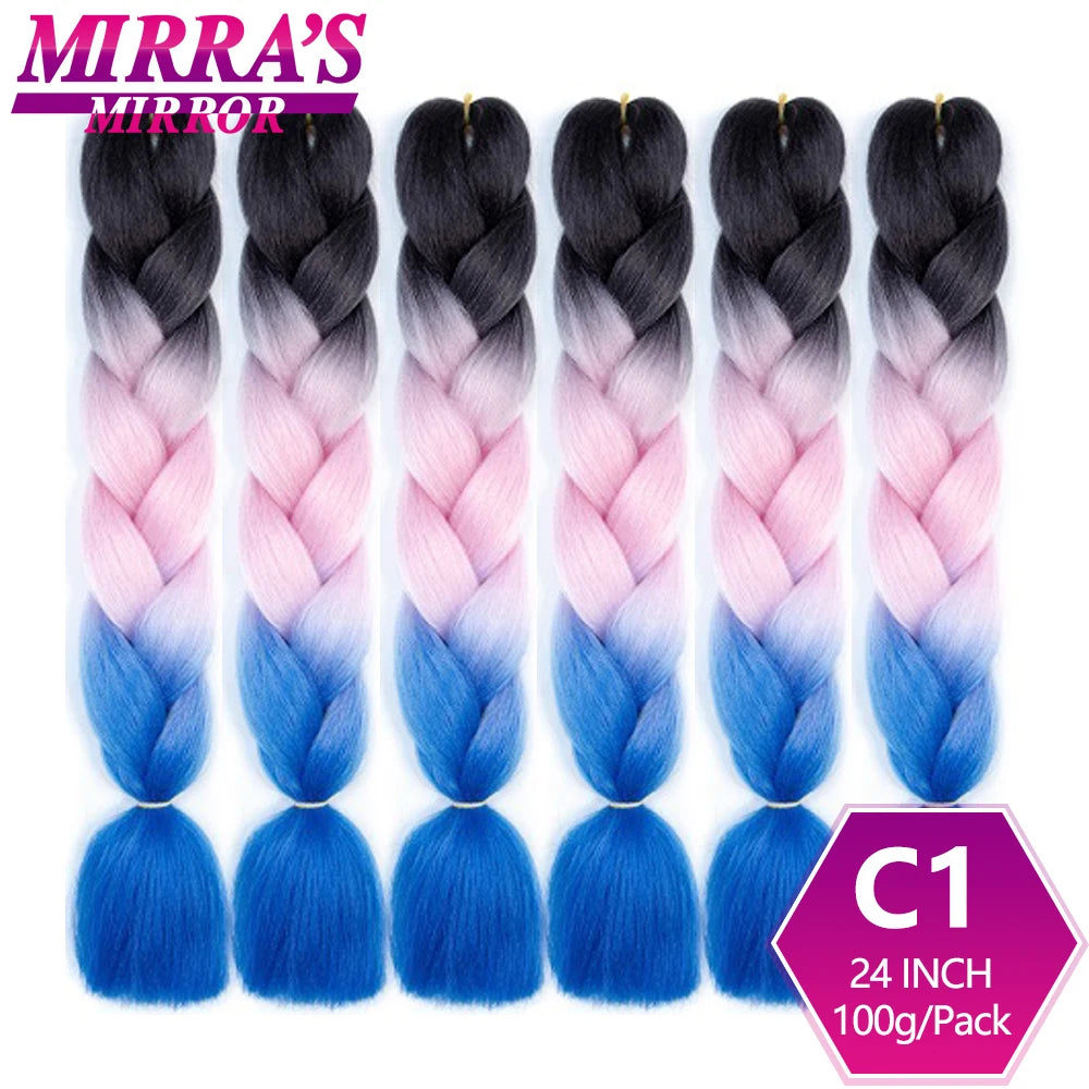 Ombre Synthetic Jumbo Braiding Hair Extensions (Bulk)