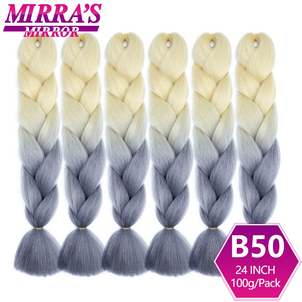 Ombre Synthetic Jumbo Braiding Hair Extensions (Bulk)