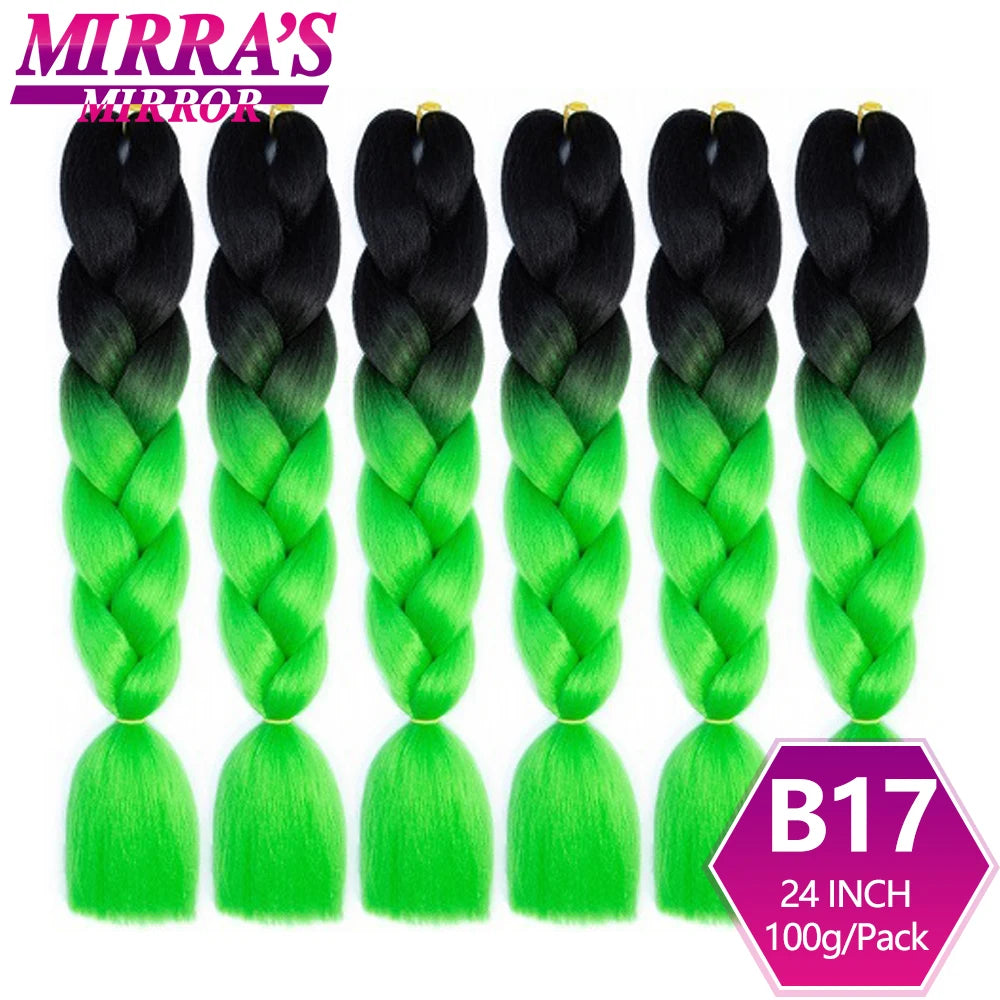 Ombre Synthetic Jumbo Braiding Hair Extensions (Bulk)