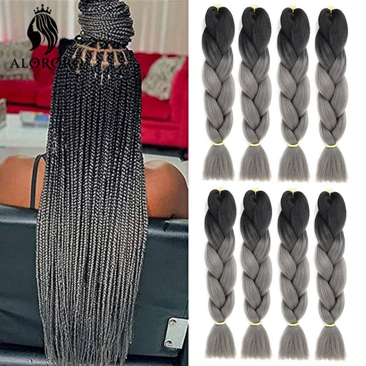 Synthetic Ombre Braiding Hair Extension (Bulk)