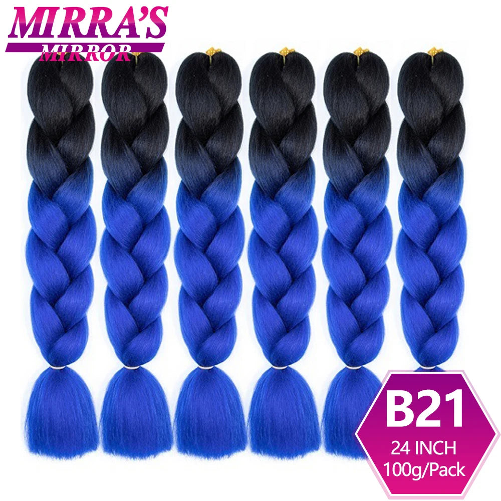 Ombre Synthetic Jumbo Braiding Hair Extensions (Bulk)