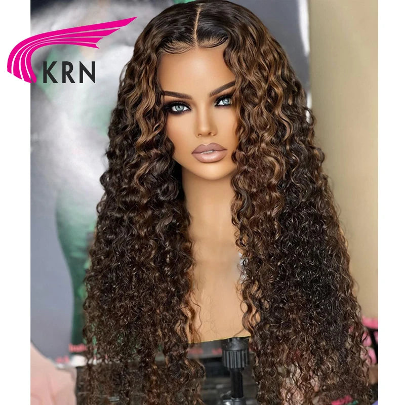 Lace Front Highlight Brazilian Human With Baby Hair Wig