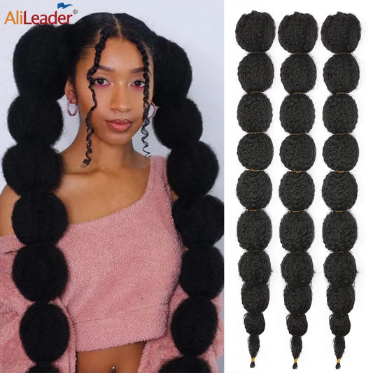 Synthetic Bubble Ponytail Drawstring