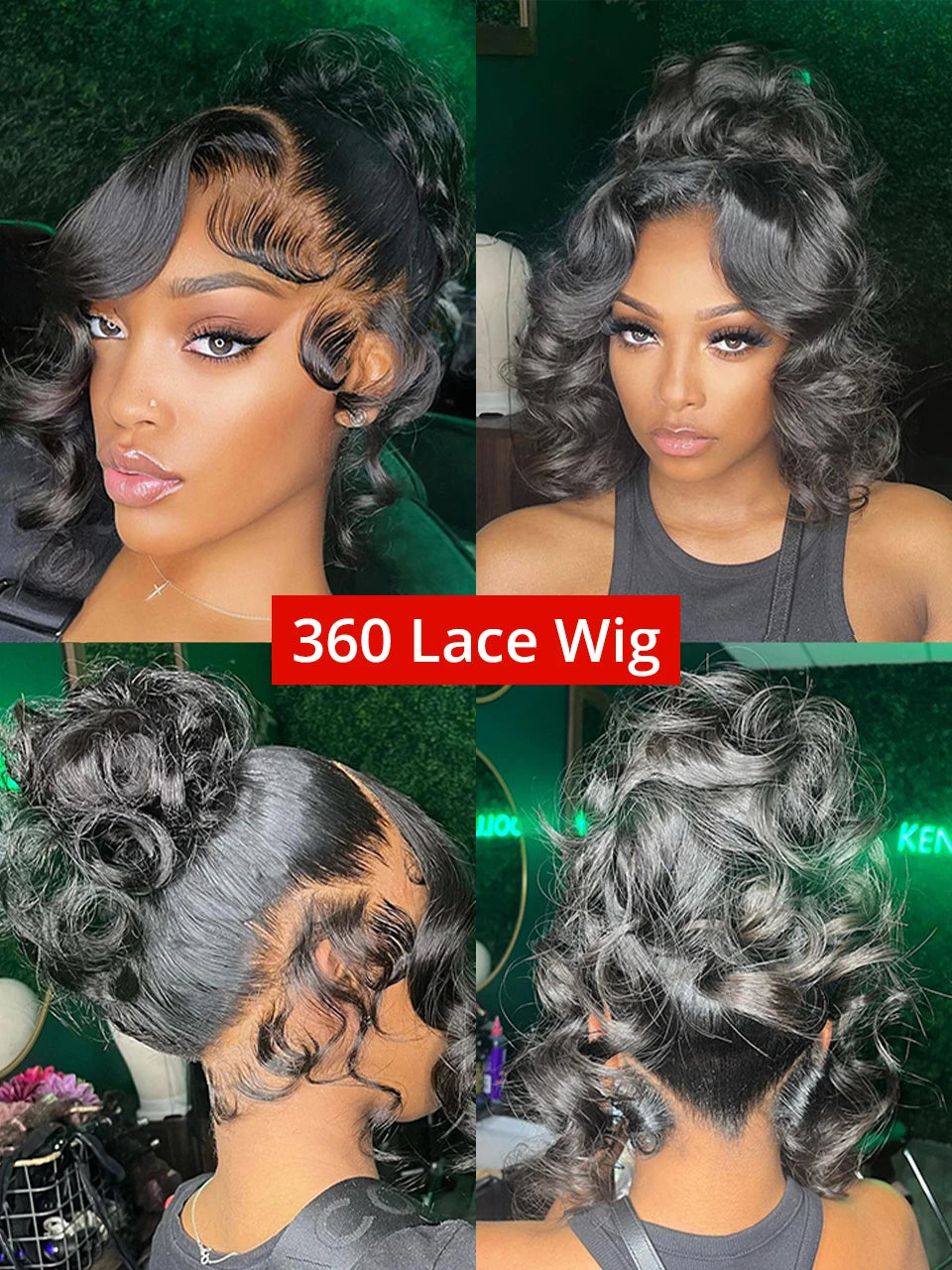 Lace Front Body Wave Brazilian Human Hair Wig