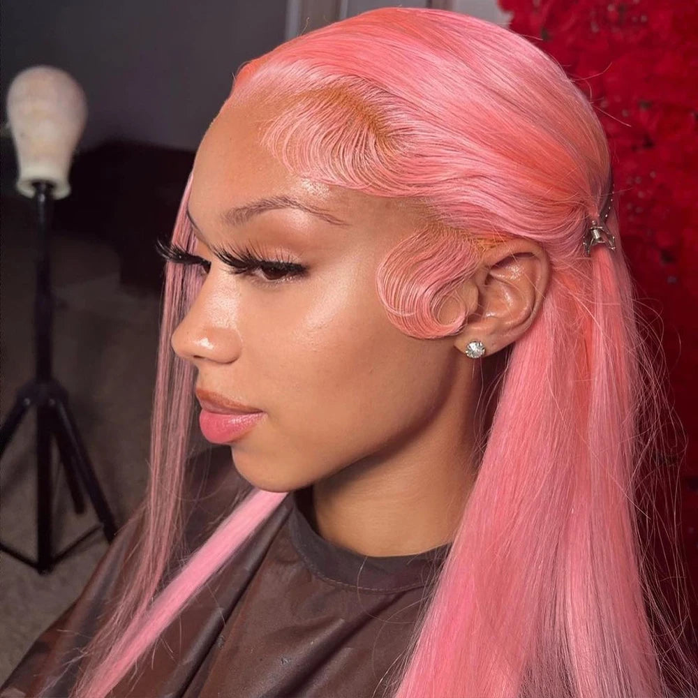 Lace Front Pink Wigs