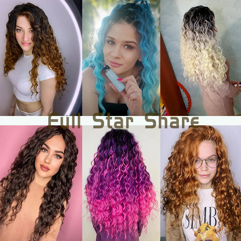 Crochet Natural Synthetic Deep Wave Twist Hair Extensions