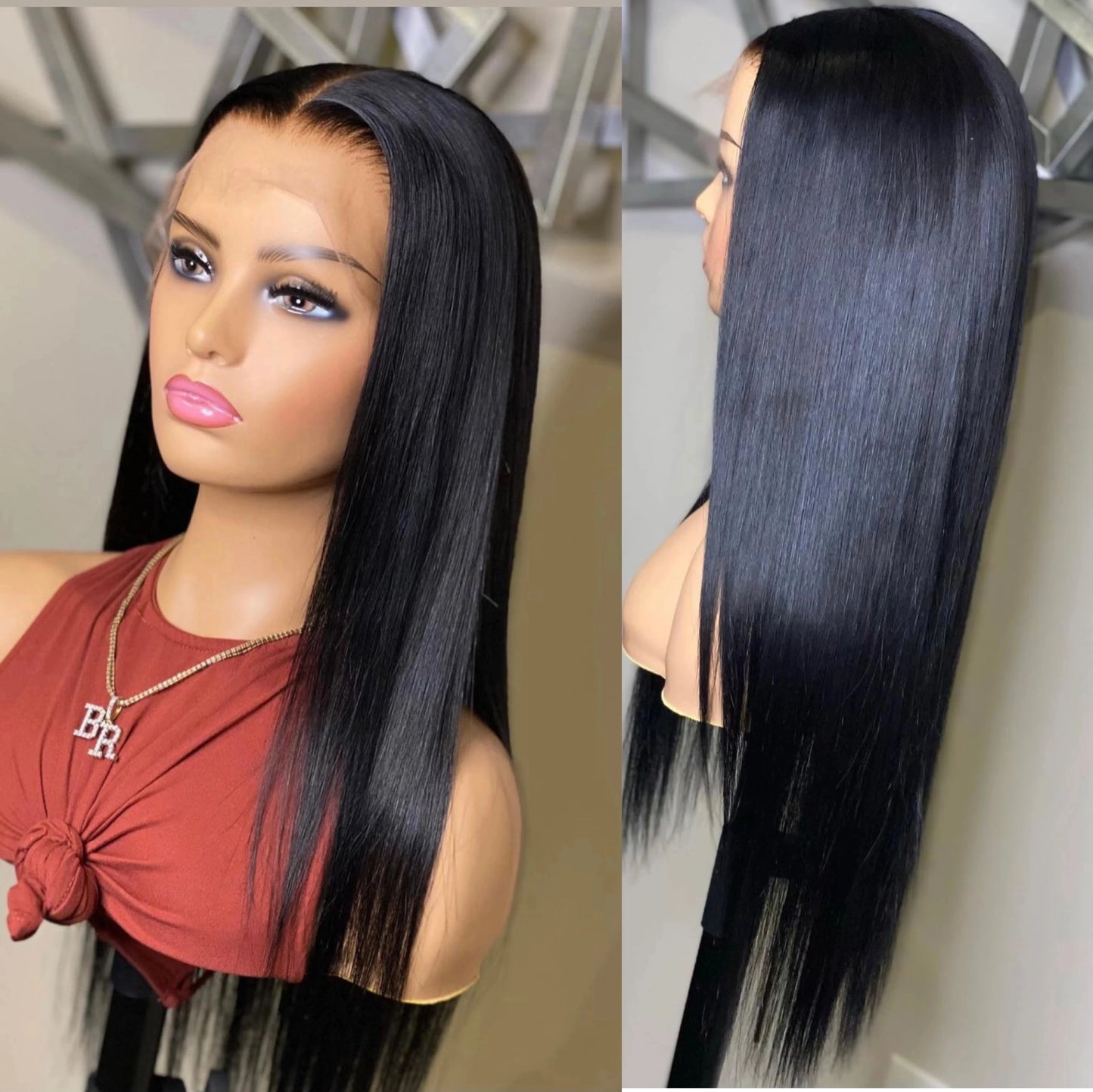 Full Lace New Silk Base  Brazilian Human Hair Pre-Plucked Wigs