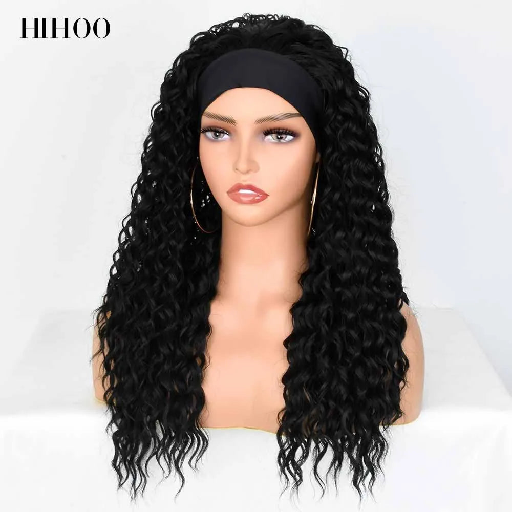 Synthetic Heat Resistant Ombre Curly Wigs