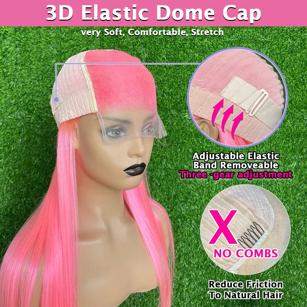 Lace Front Pink Wigs