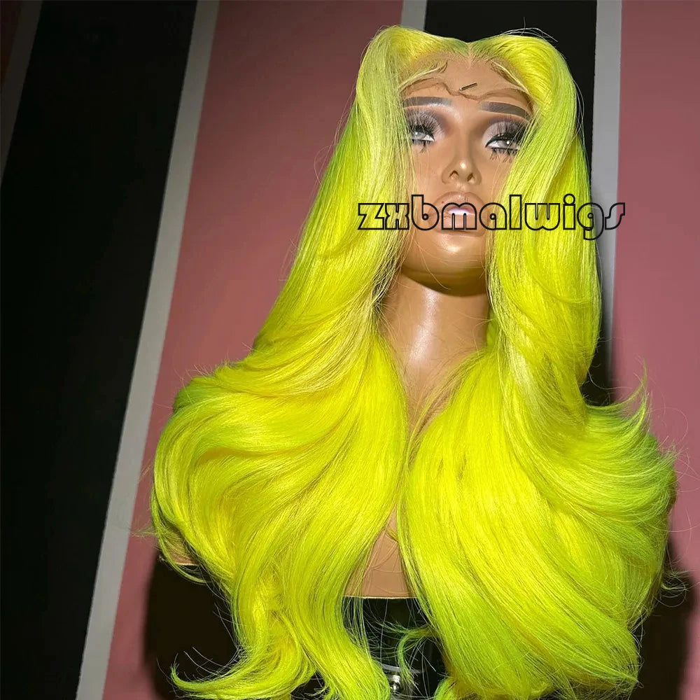 Glueless Synthetic Lace Front Body Wave Wigs