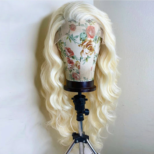 Glueless Synthetic Heat Resistant Lace Front Body Wave Wigs