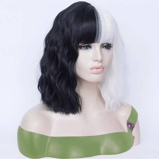 Synthetic Heat Resistant Two Tone Color Wig