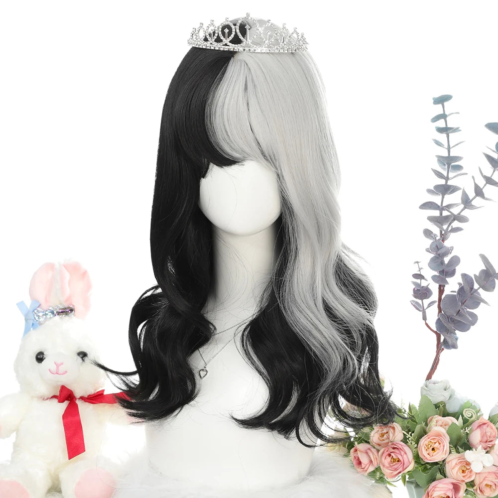 Synthetic Heat Resistance Long Straight With Bangs Wigs