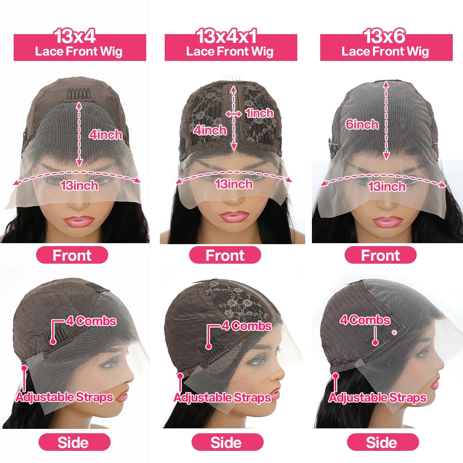 Glueless Lace Front Highlight Purple Blue Bone Straight Human Hair PrePlucked With Baby Hair Wig