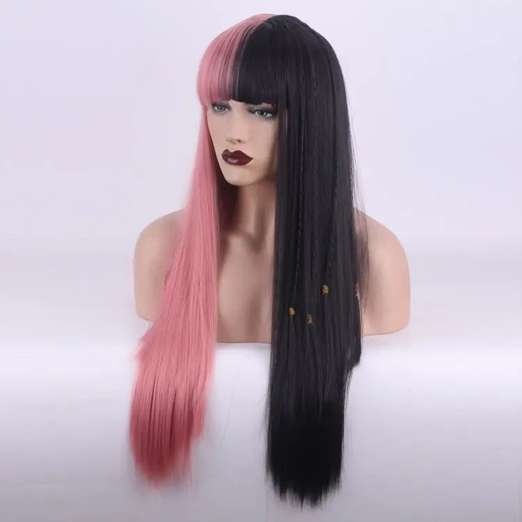 Synthetic High Resistant Two Tone Wig