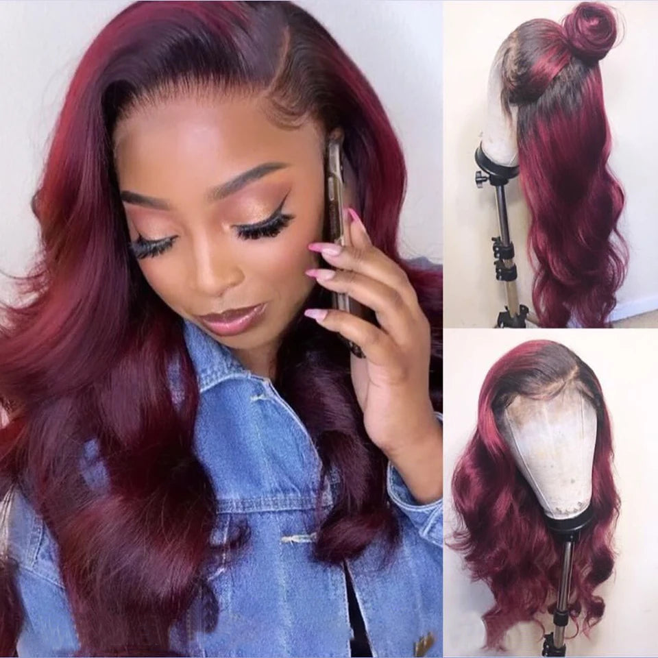 Lace Front  Body Wave Human Hair Wigs