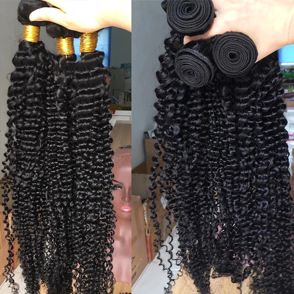 Deep Wave Bundle Raw Indian Human Hair Extensions