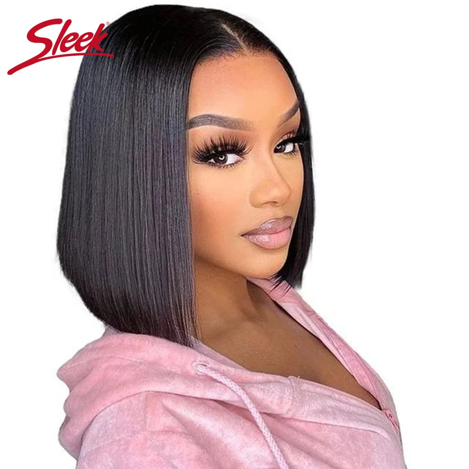 Lace Front Human Hair Remy Brazilian Straight Wigs