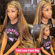 Lace Front Preplucked Highlight Human Hair Wigs