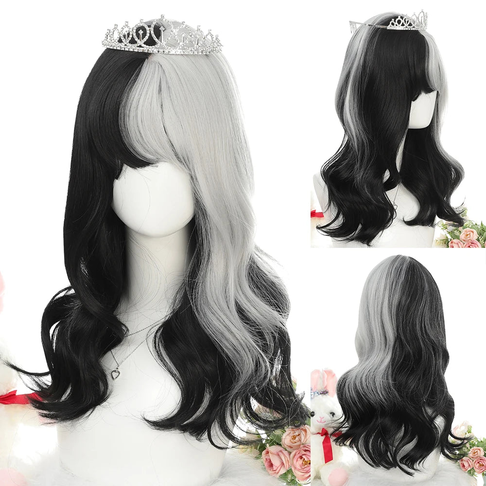 Synthetic Heat Resistance Long Straight With Bangs Wigs