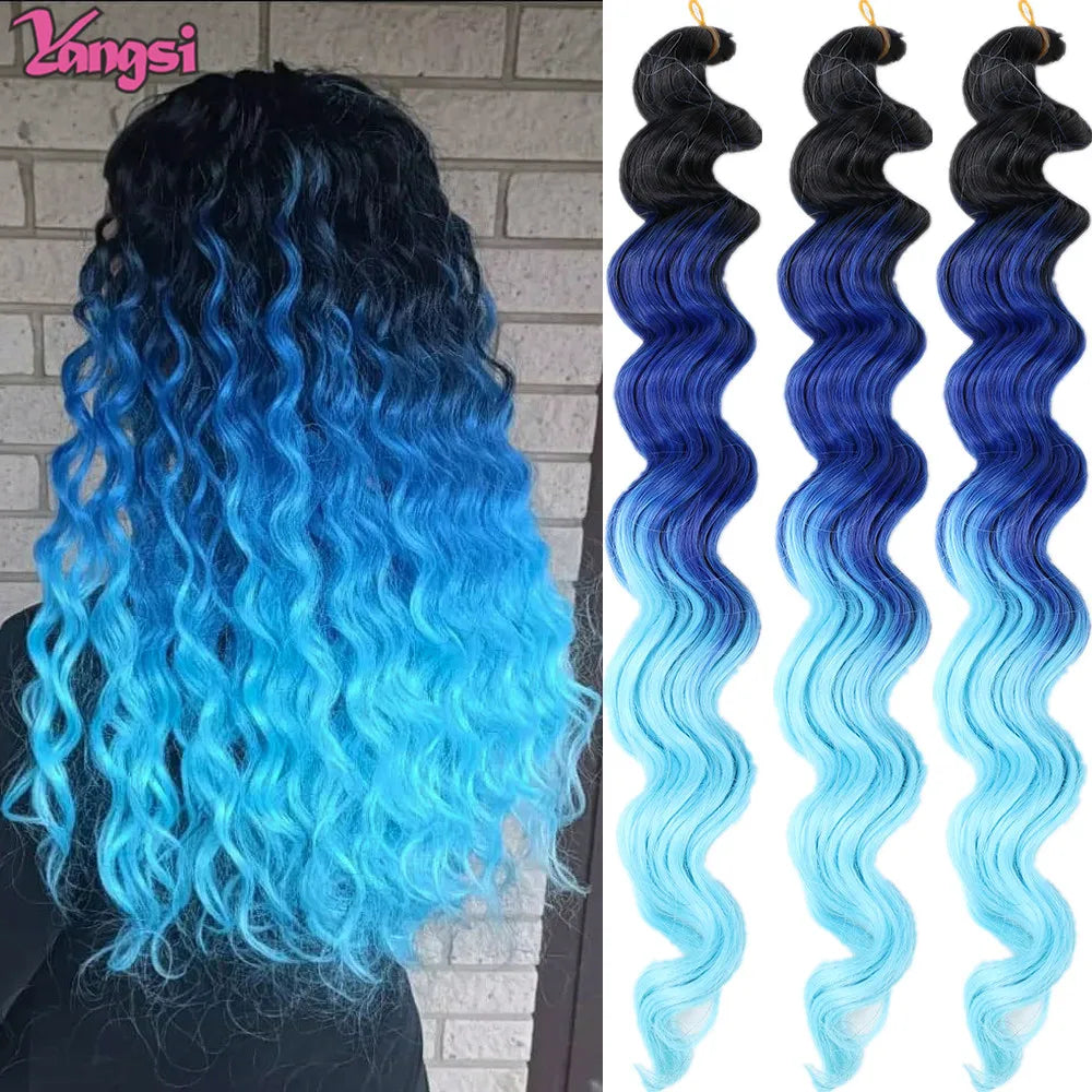 Crochet Deep Curly Synthetic Hair