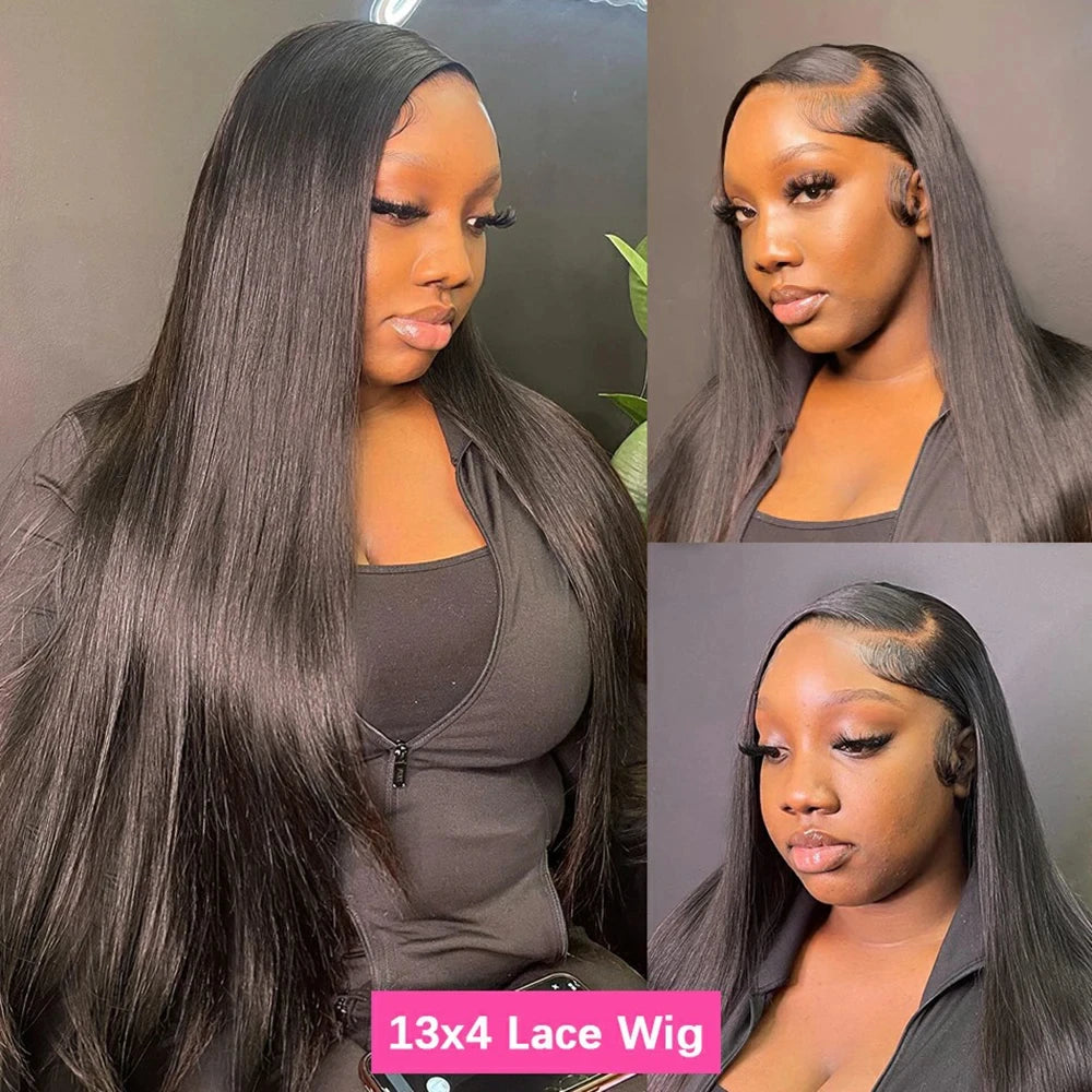 Lace Front Straight Human Hair Wigs