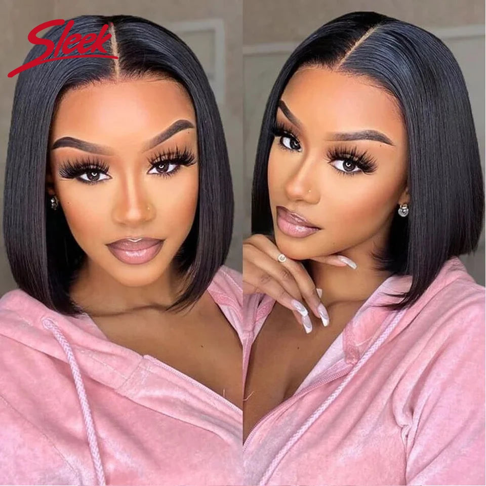 Lace Front Human Hair Remy Brazilian Straight Wigs