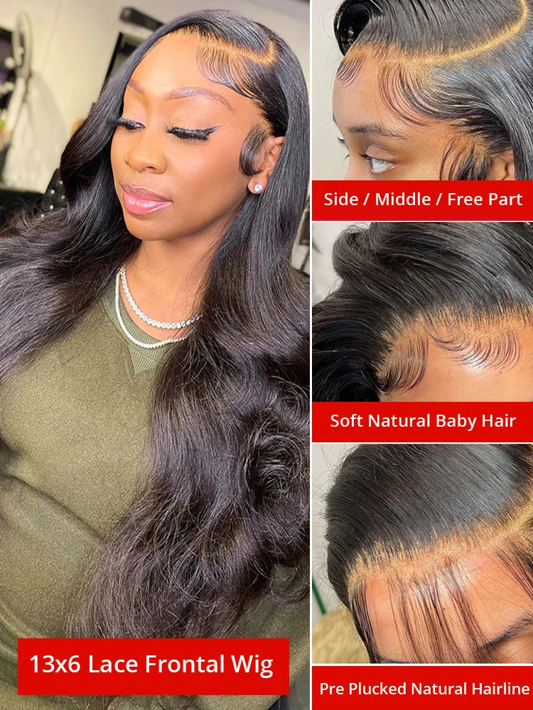 Lace Front Body Wave Brazilian Human Hair Wig