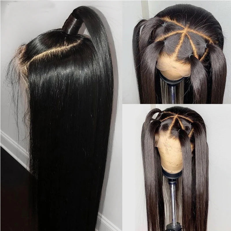 Full Lace New Silk Base  Brazilian Human Hair Pre-Plucked Wigs