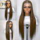 Glueless Lace Front Chocolate Brown  Indian Hair Wigs