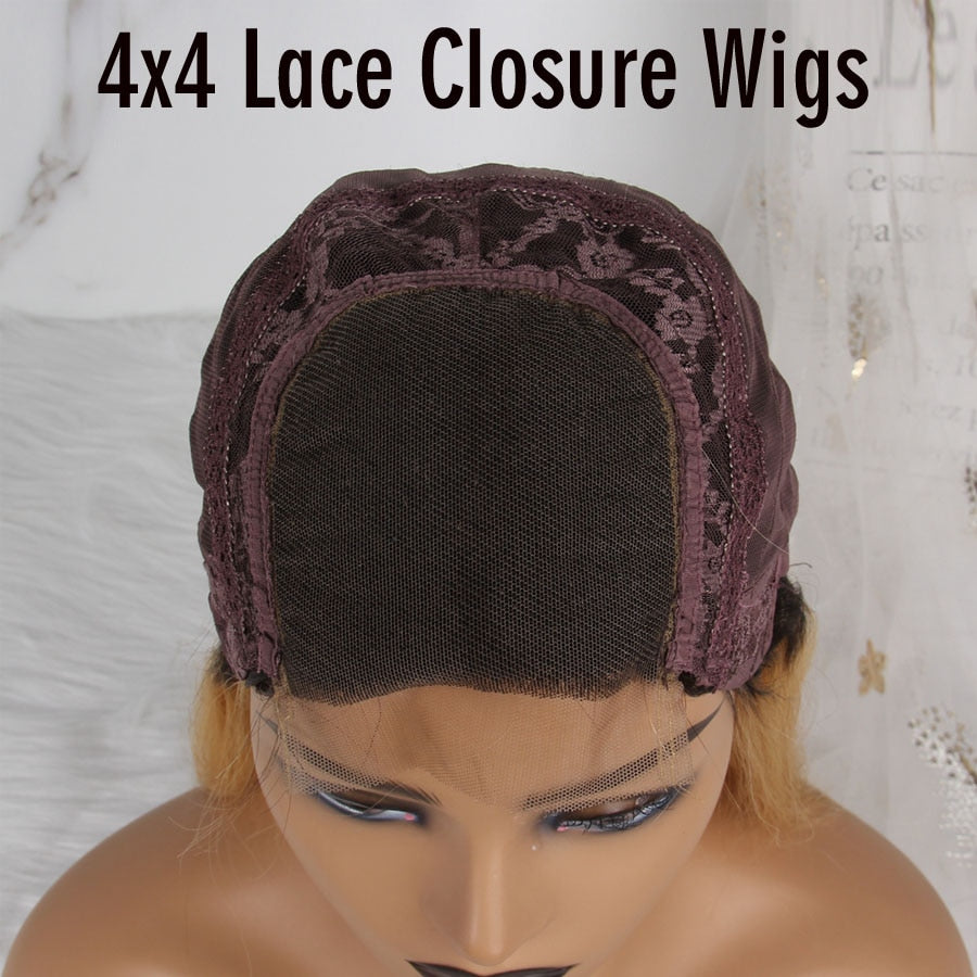 Lace Front Green Brazilian Hair Closure with Natural Hairline with Baby Hair Wig