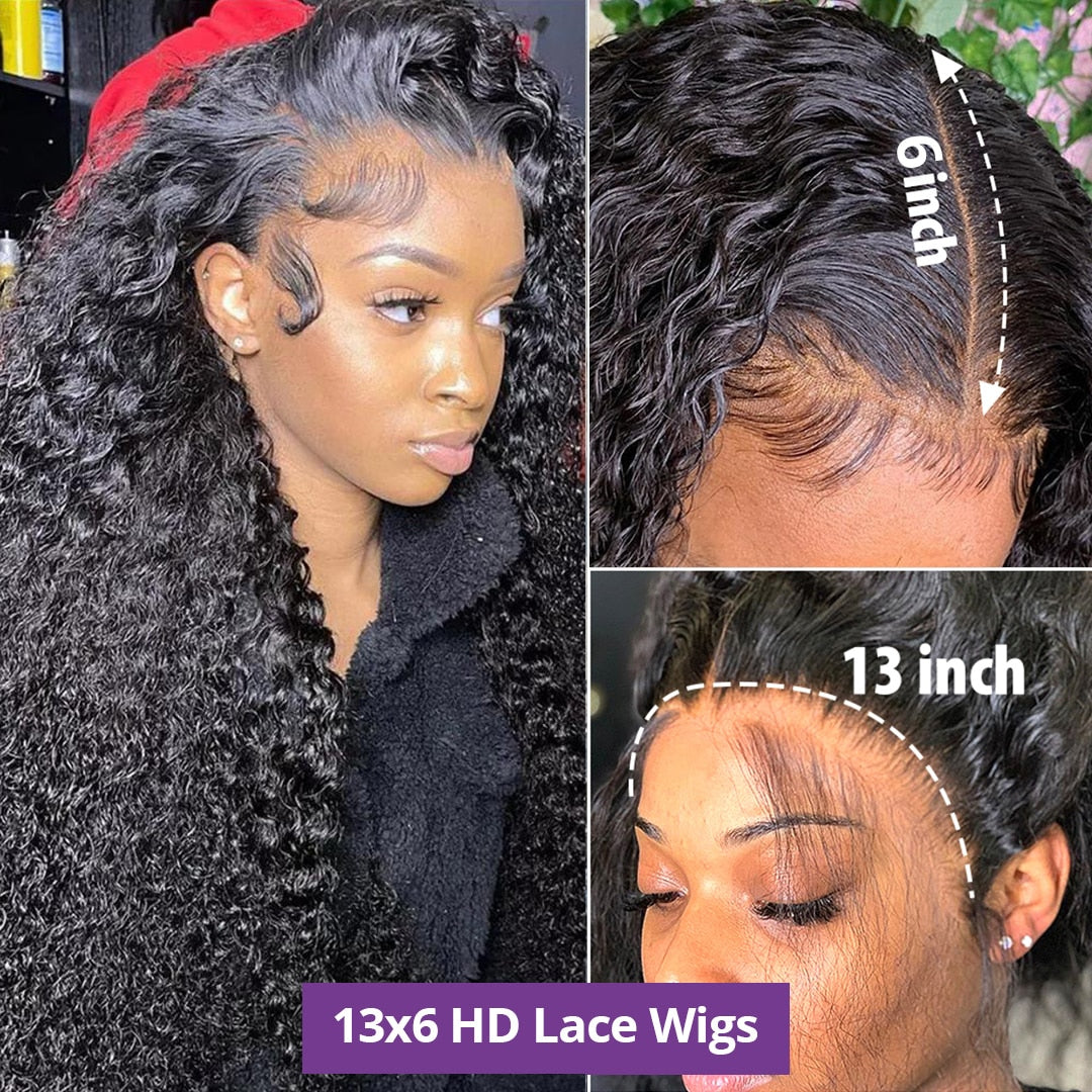 Lace Front Water Wave Human Hair Wig