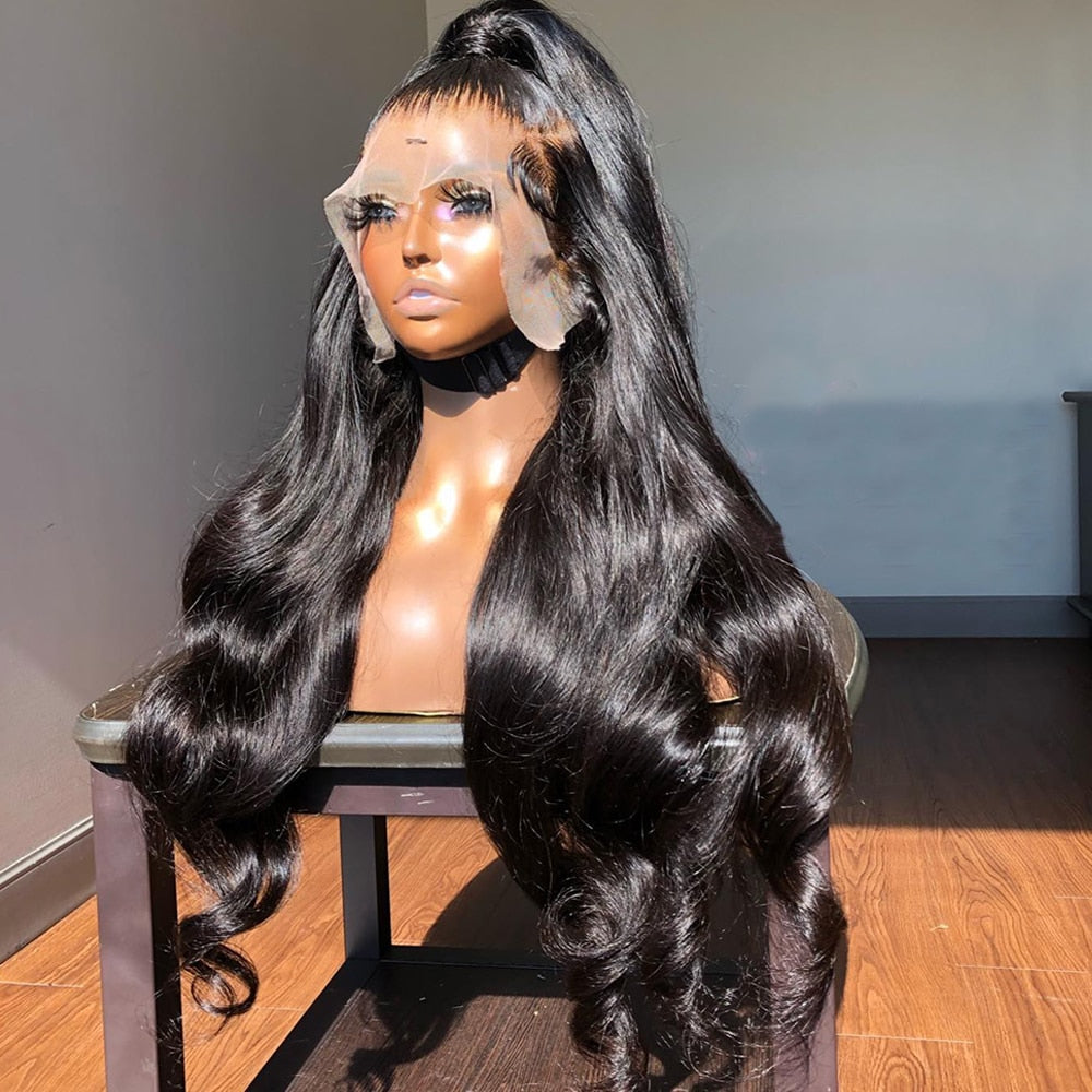 Lace Front Body Wave Brazilian Human Hair Pre-Plucked Wig