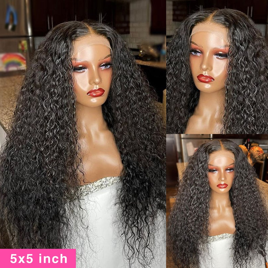 Lace Front Water Wave Human Hair Wig