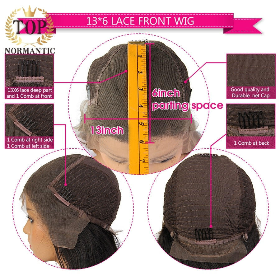 Lace Front Pre plucked Ombre Human Hair with Baby Hair Wigs