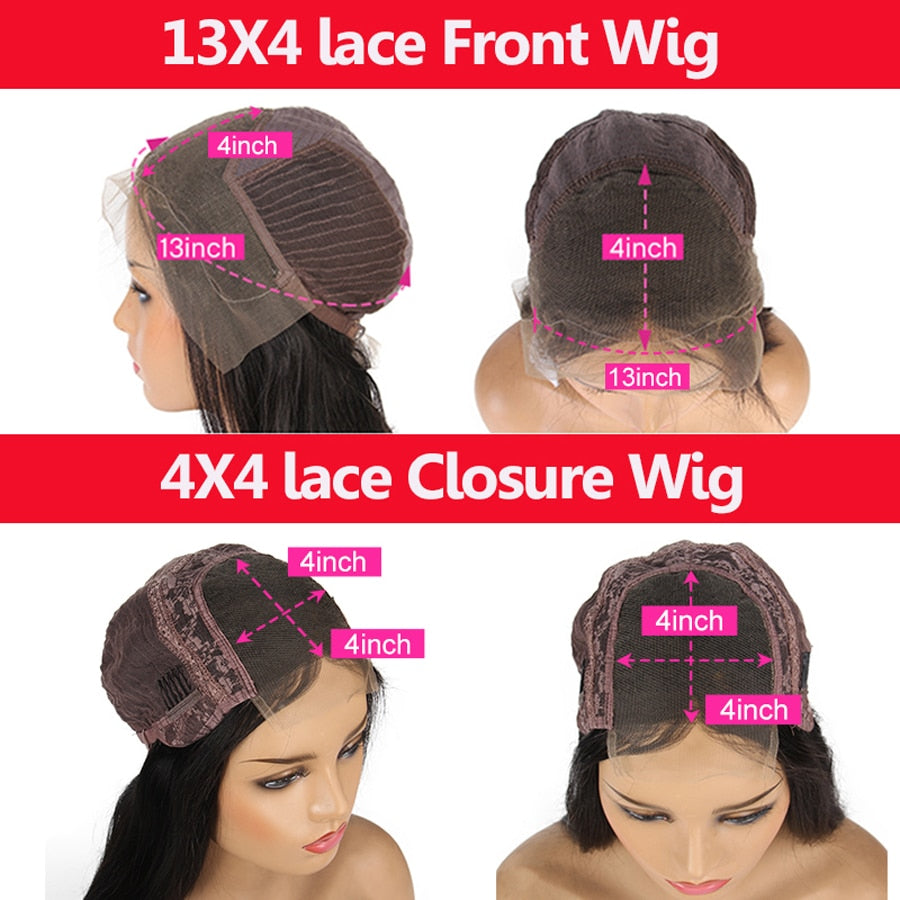 Lace Front Pre plucked Ombre Human Hair with Baby Hair Wigs